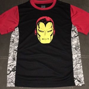 NWOT Marvel Iron Man mesh top. Size M